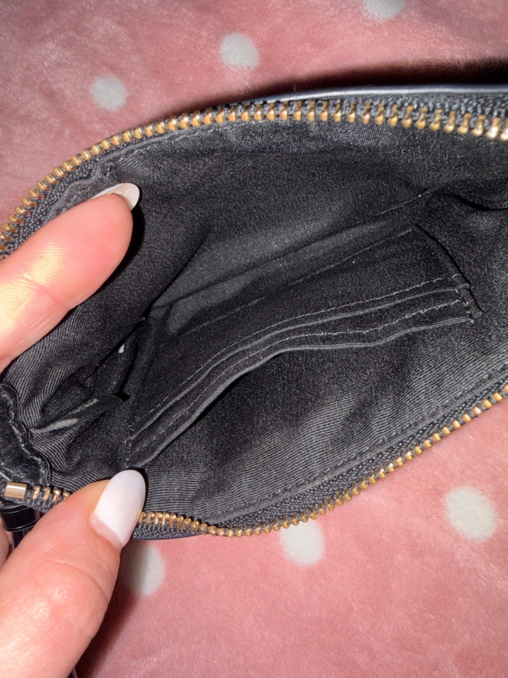 Coach Black Patent Leather Wristlet - Picture 5 of 6